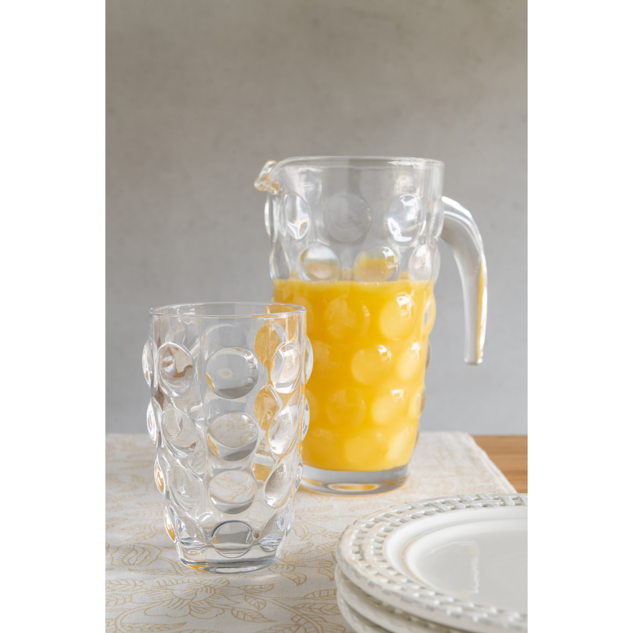 J-Line carafe Bulles - verre - transparent