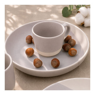 Lot de 6 tasses, TERRE DE SIENNE