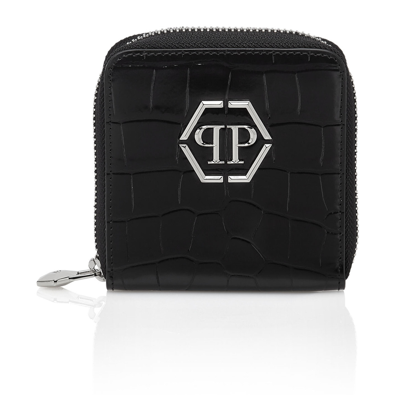 PHILIPP PLEIN Portafoglio con zip media