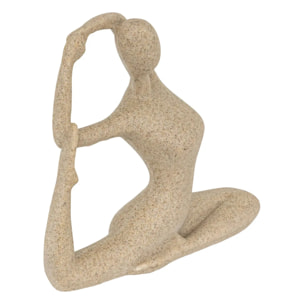 Statue femme Aby H.22cm résine assorti