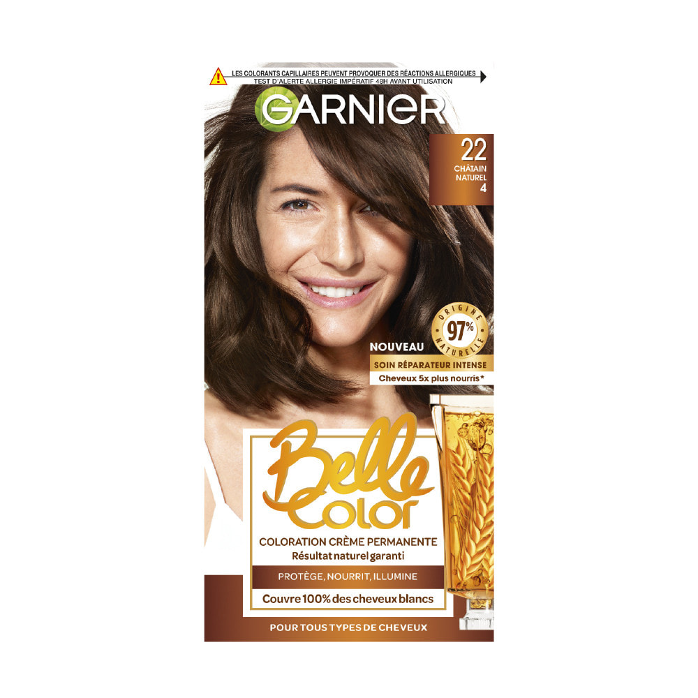Lot de 6 - Garnier Belle Color Coloration 22 Chatain Naturel