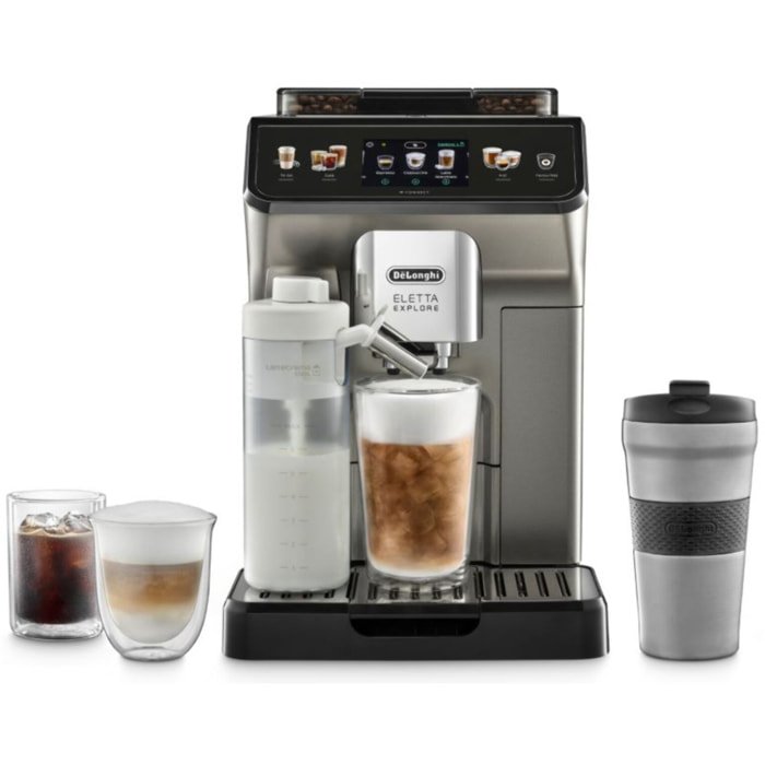 Expresso Broyeur DELONGHI Eletta Explore ECAM450.86.T Titanium