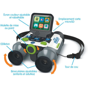 Jeu éducatif VTECH Genius XL - Jumelles interactives noires