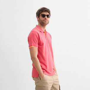 Polo MUNICH slam lifestyle de algodón rosa