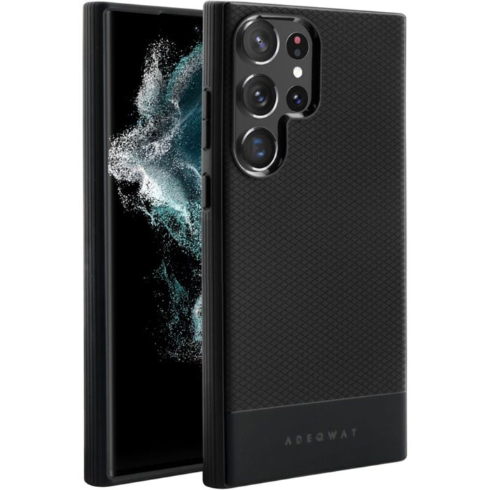 Coque ADEQWAT Samsung S23 Ultra Souple - Noir