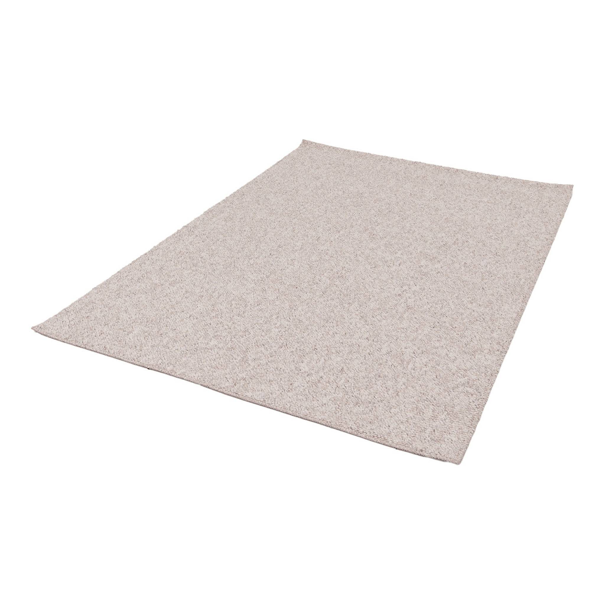 Tapis intérieur bouclette gris clair effet chiné 200x290cm