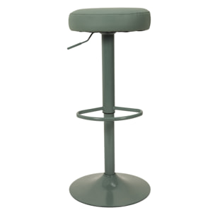 Tabouret De Bar Reglable Mumford Vert - Lot De 2