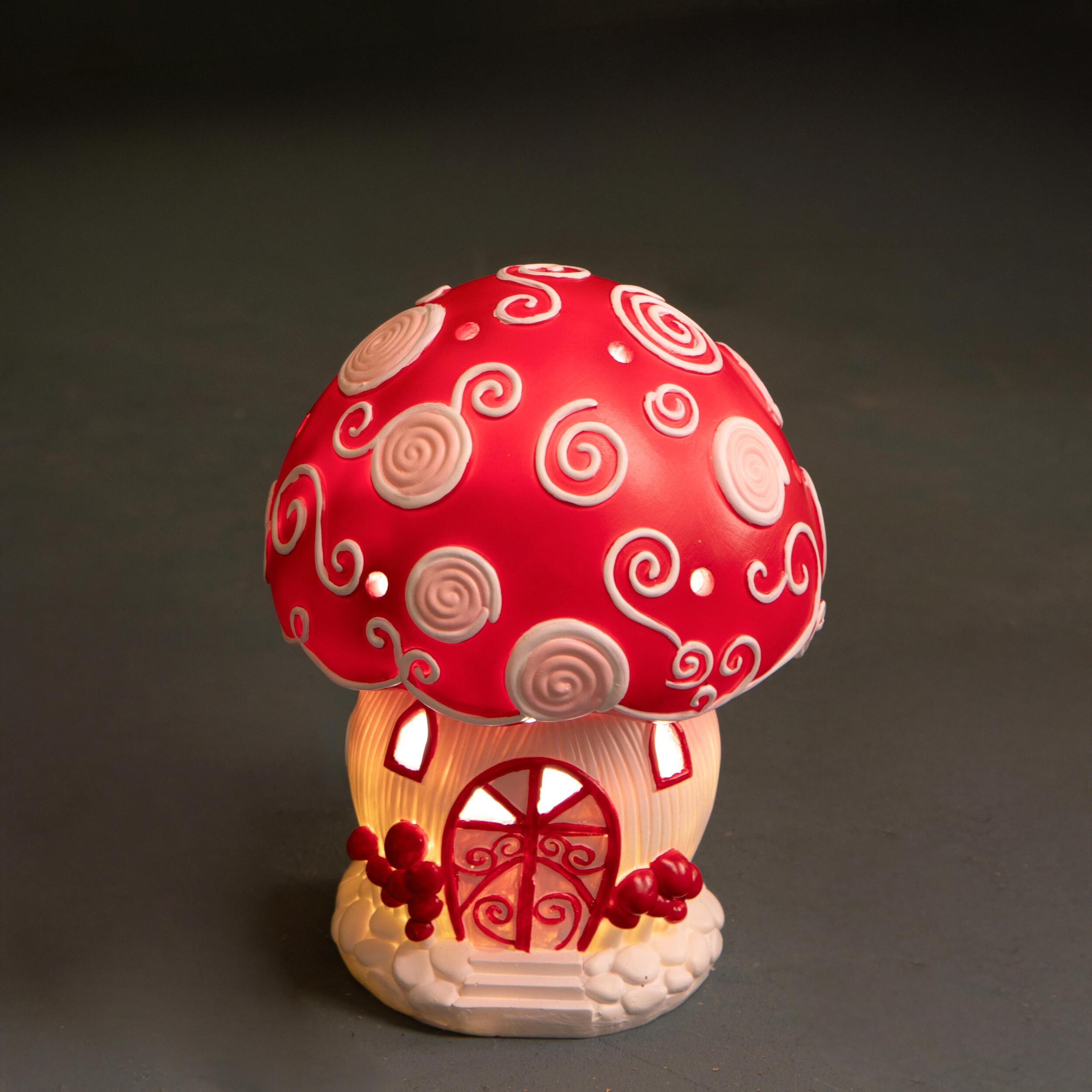 Casa fungo e caramelle - Pezzi 2 - 15,2xH17,9x14,4cm - Bianchi Dino SpA