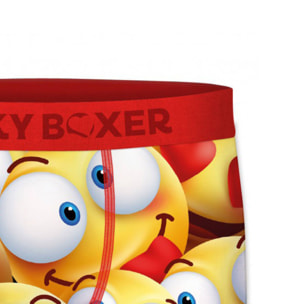 Boxer diseño emojis lucky boxer