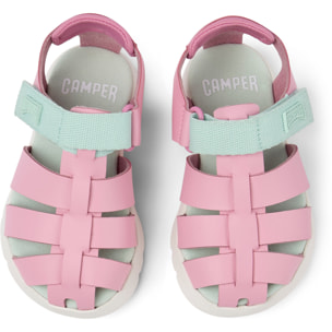 Sandalias - CAMPER Oruga - Rosa - Cuero liso