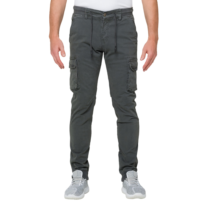 Pantalone Hot Buttered Namib cargo Grigio