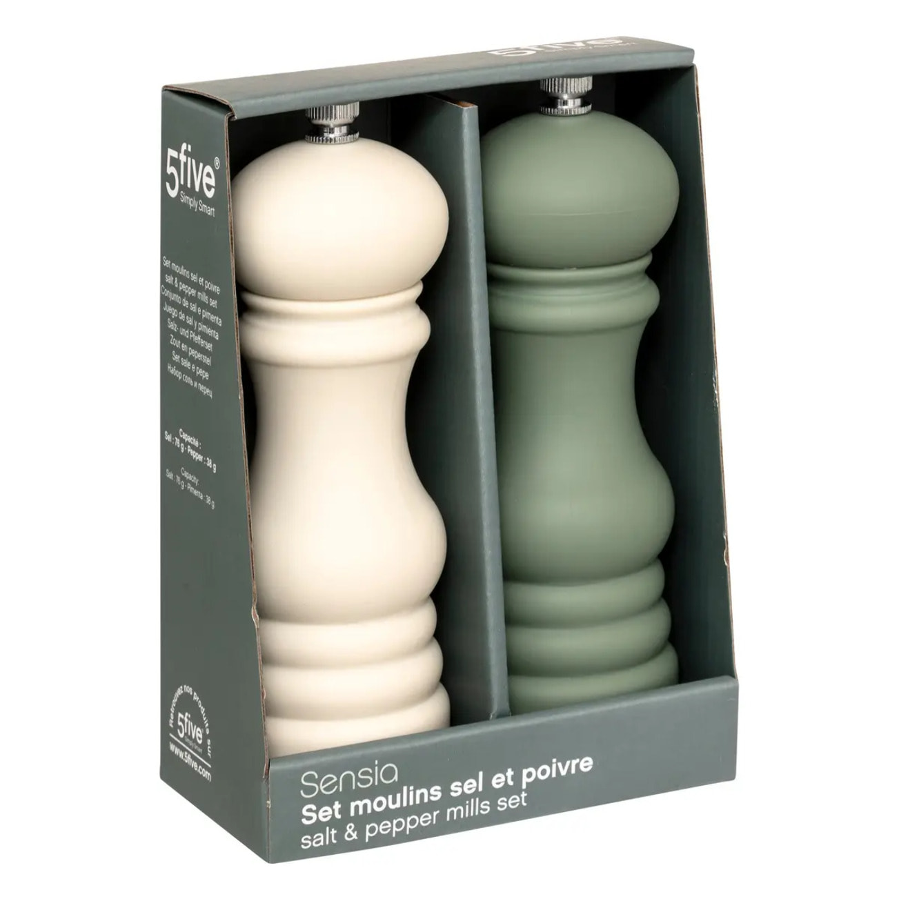 2 moulins à épices "Sensia" 14,5cm
