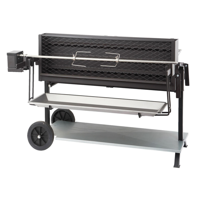 LE MARQUIER - Barbecue Méchoui Sur Chariot