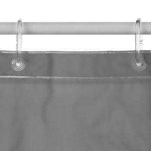 Rideau de douche gris eva
