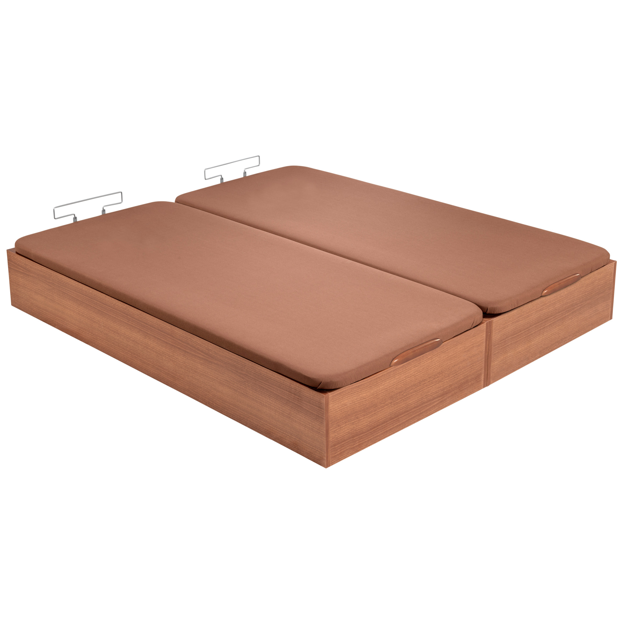 Canapé Abatible 32CM | ENVÍO, MONTAJE Y RECOGIDA ANTIGUO INCLUIDO | Madera | Color Cerezo | Gran capacidad | ROYAL SLEEP