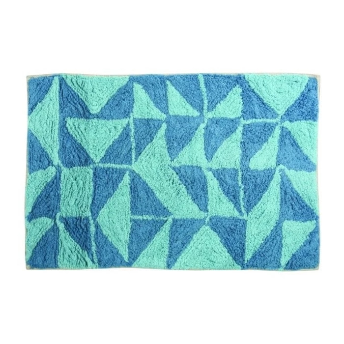 Tapis de bain Coton 50x80Cm CALULA Bleu MSV