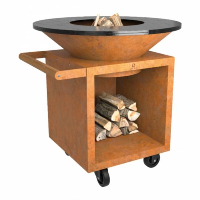 Brasero OFYR Classic Storage Corten 100 PRO OC4C100