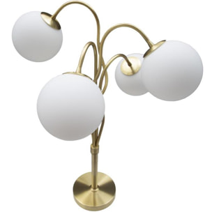 LAMPADA DA TAVOLO GLAMY 4 LIGHT CHARME 1921 BICOLORE