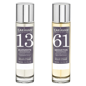 Set de 2 perfumes caravan hombre nº61 y nº 13