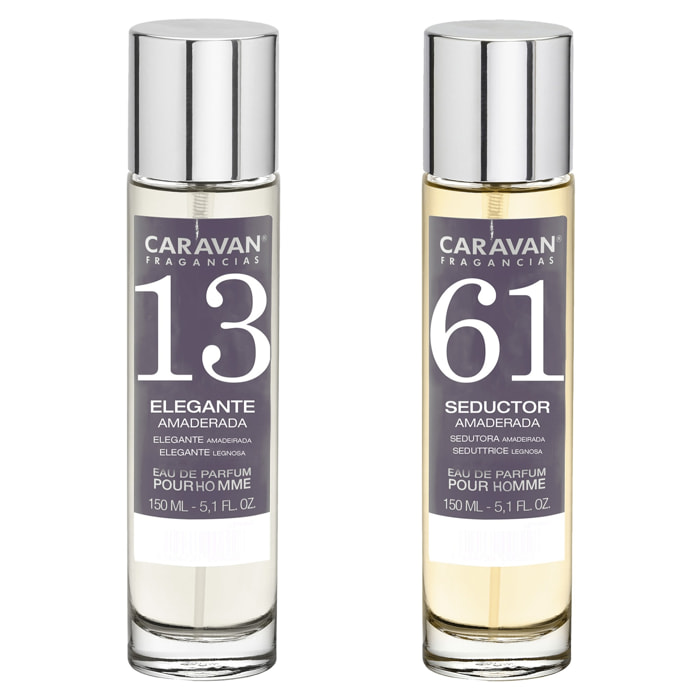 Set de 2 perfumes caravan hombre nº61 y nº 13