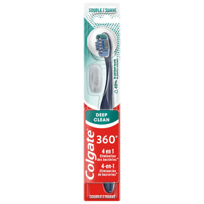 Pack de 12 - Brosse à dents Colgate Deep clean Souple