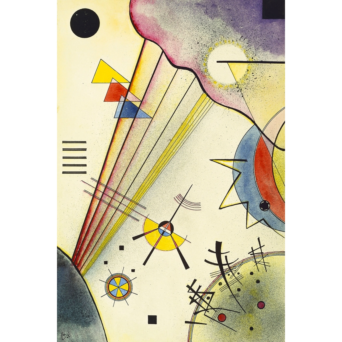 Tableau célèbre de Kandinsky Clear Link Tableau alu Dibond