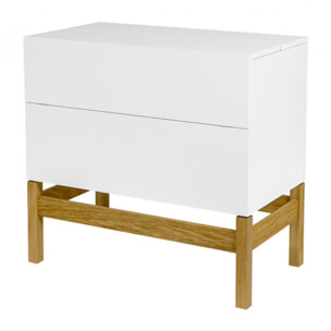 Grande - Mini-bar design scandinave - Blanc.