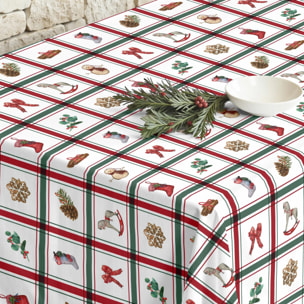 Nappe en résine Anti-tâches Scottish Christmas 1