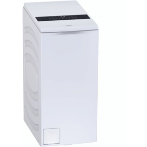 Lave linge top HAIER HW85-BPD13386U-S - 8,5 kg - 1300 tr/min - Classe A - Moteur induction - Autodosage - Connecté