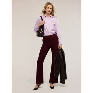 Motivi - Camicia in raso di viscosa - Viola