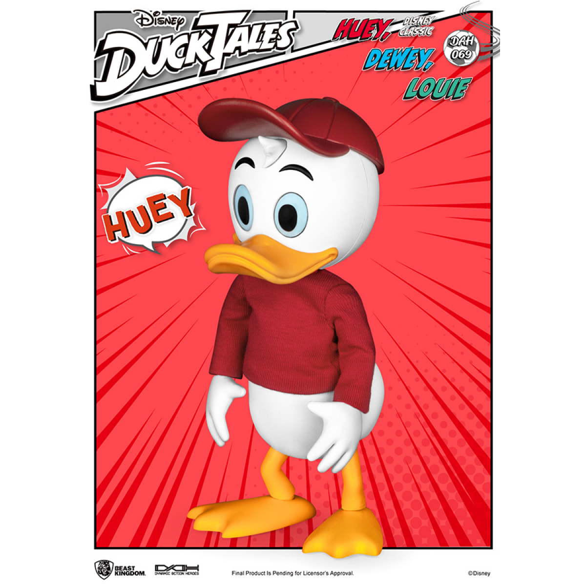 Duck Tales Huey Dewey Louie Dah Action Figura Beast Kingdom