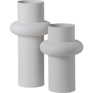 J-Line Vase Fer Blanc