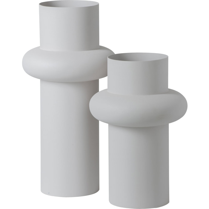 J-Line Vase Fer Blanc