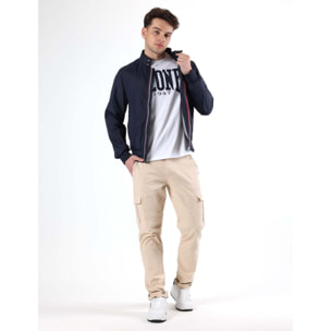 Giacca Impermeabile con cappuccio e zip Leone Basic