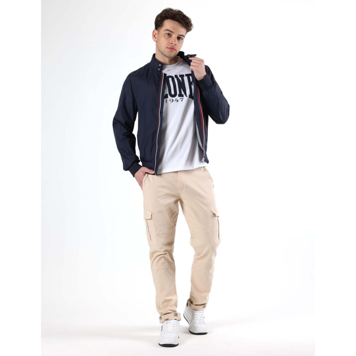 Giacca Impermeabile con cappuccio e zip Leone Basic