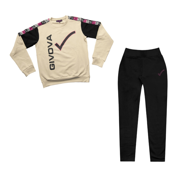 Tuta Ragazza GIVOVA Cotone Felpato 8/16 Anni