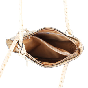Chicca Borse Borsa a Spalla Beige