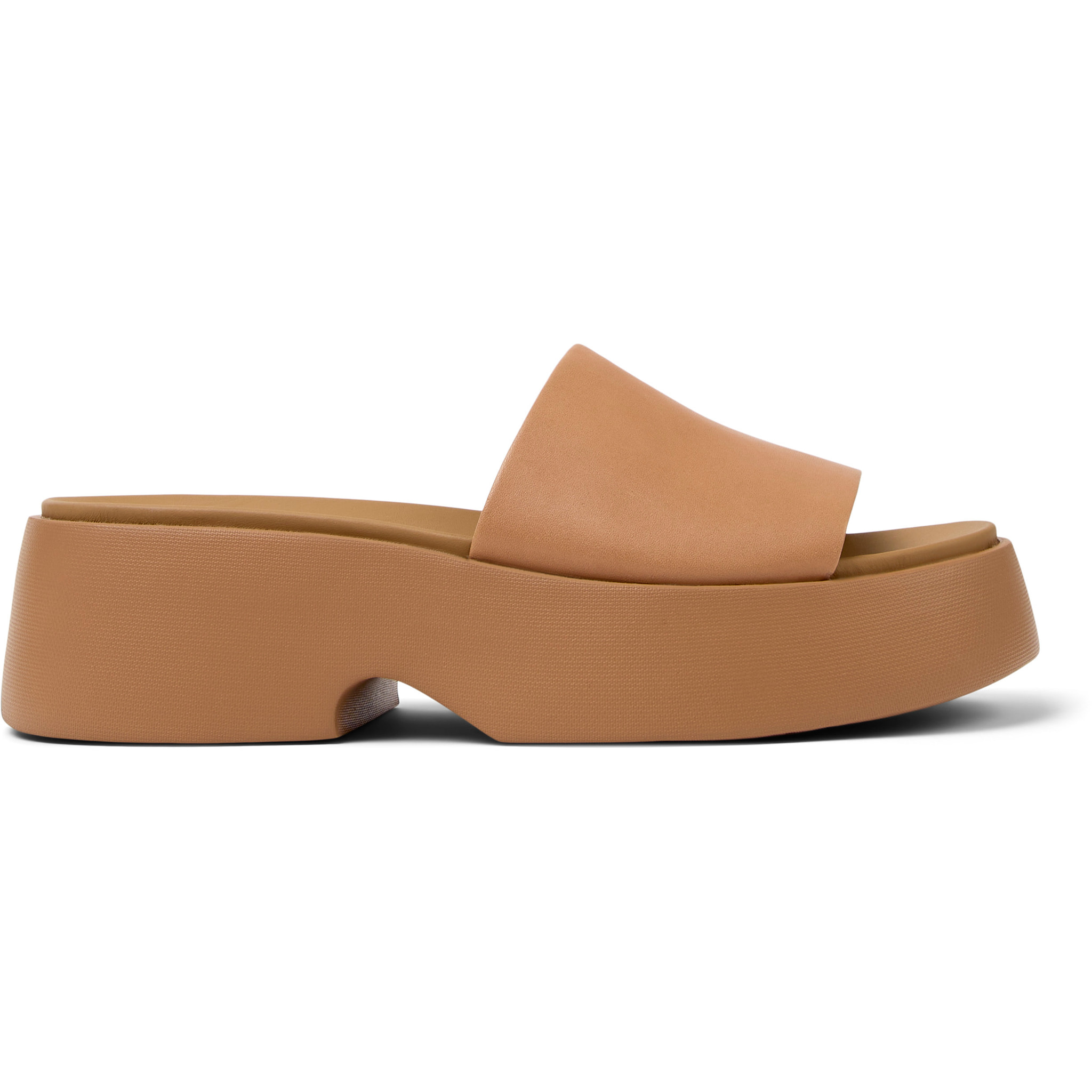 Sandalias - CAMPER Tasha - Beige - Cuero liso