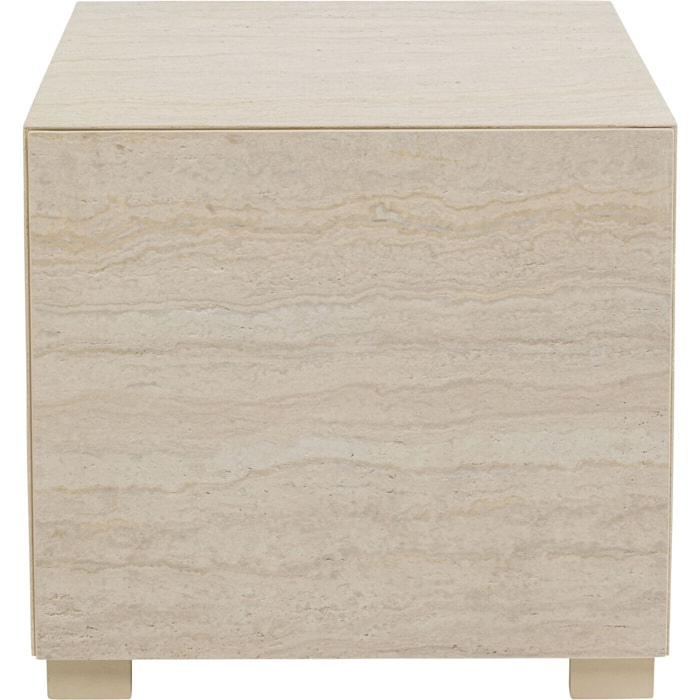 Chevet Travertino 1 tiroir Kare Design