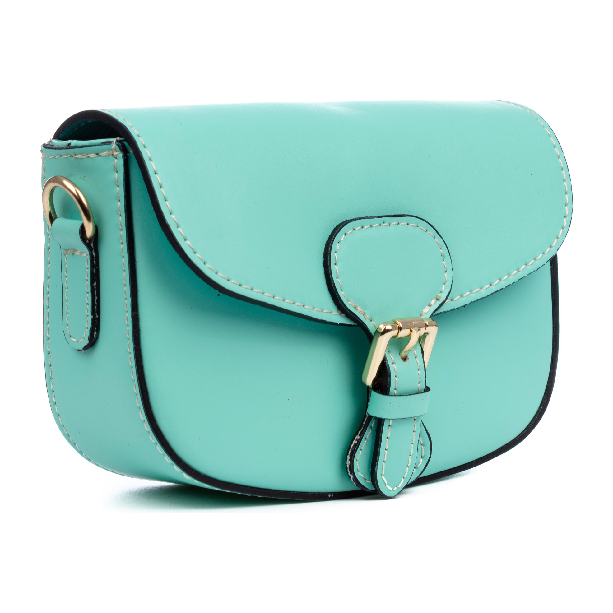 Annone borsa a tracolla donna. Pelle autentica finitura Ruga.