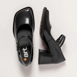 Zapatos 1704 NAPPA SHINNY BLACK / VERONA color Black