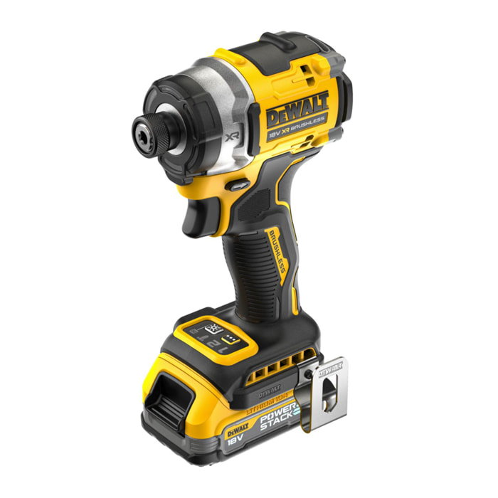 Visseuse à chocs 3 Vitesses 18V 282Nm XR - DEWALT - avec 2 batteries 18V 1.7Ah - chargeur - TSTAK - DCF860E2T-QW