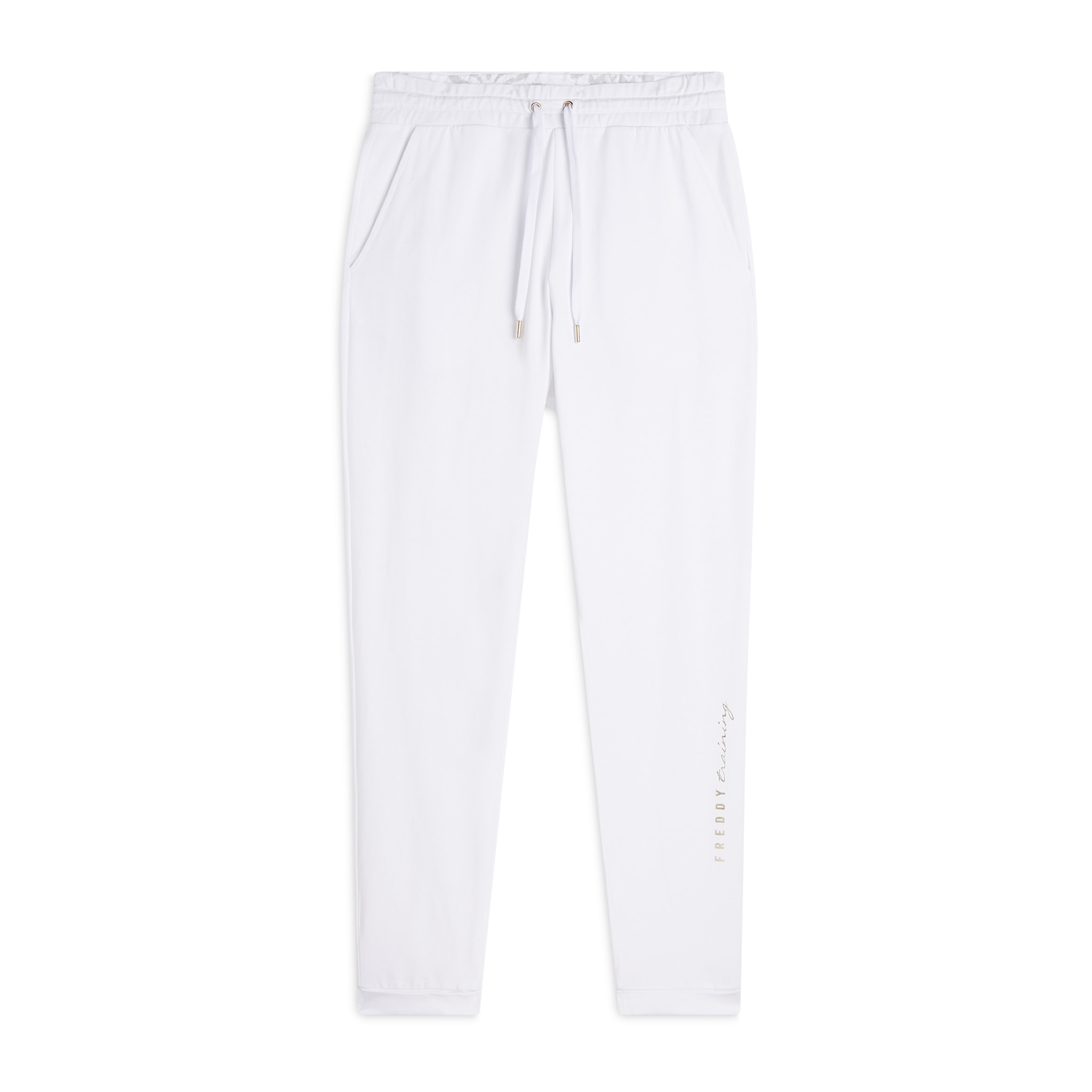 Pantaloni sportivi lunghezza 7/8 con risvolto