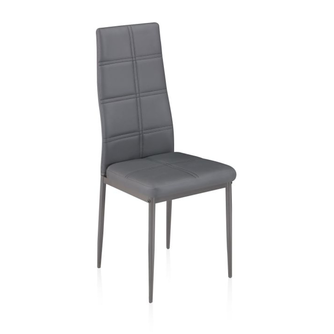 Pack 6 sillas de comedor Gray Tex Gris