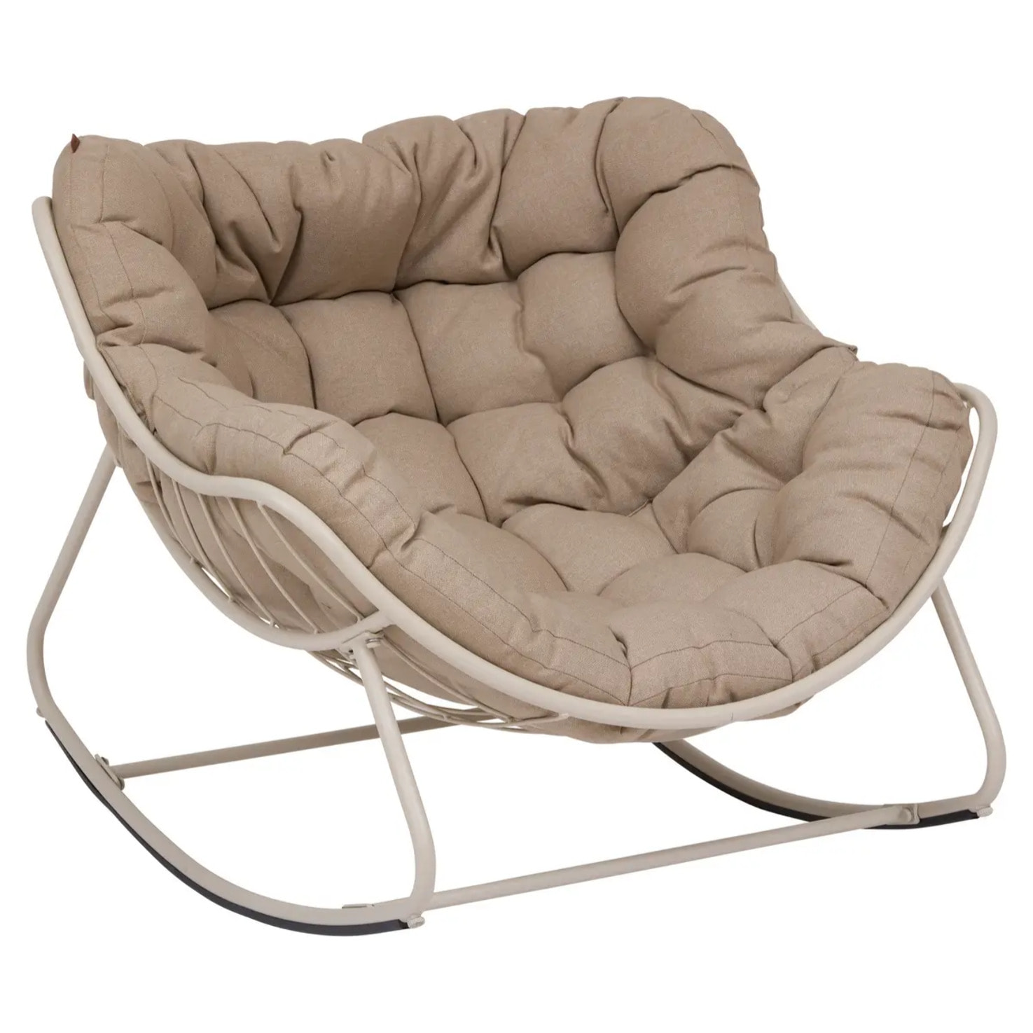 Fauteuil à bascule Paopao argile