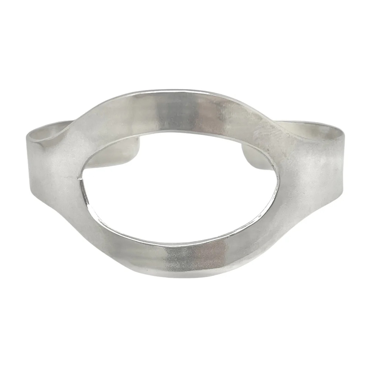 Pulsera brazalete Oraculo latón en plata 10µ diseño Gloria Mago