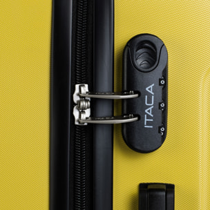 Juego De Maletas Rígidas Abs Itaca Havel Amarillo