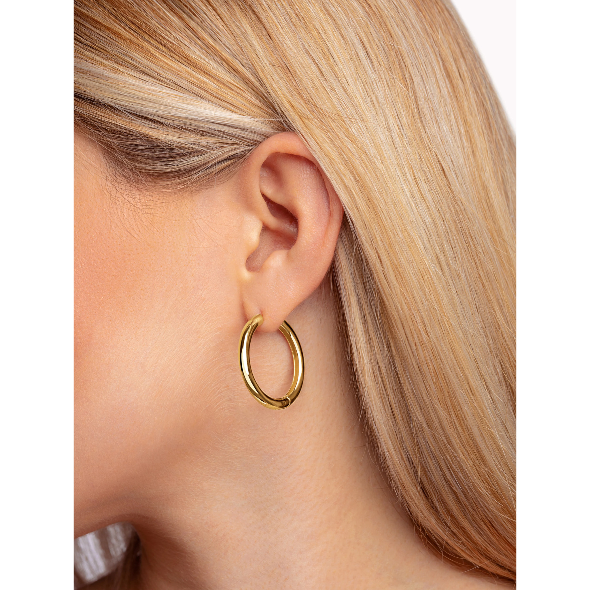 Orecchino Carmen L Placcato Oro