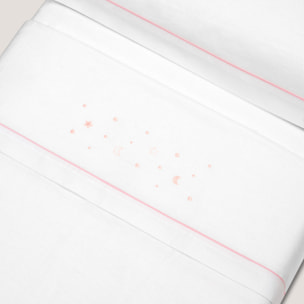Juego de Sábanas de Cuna Franela Estrellas Luna