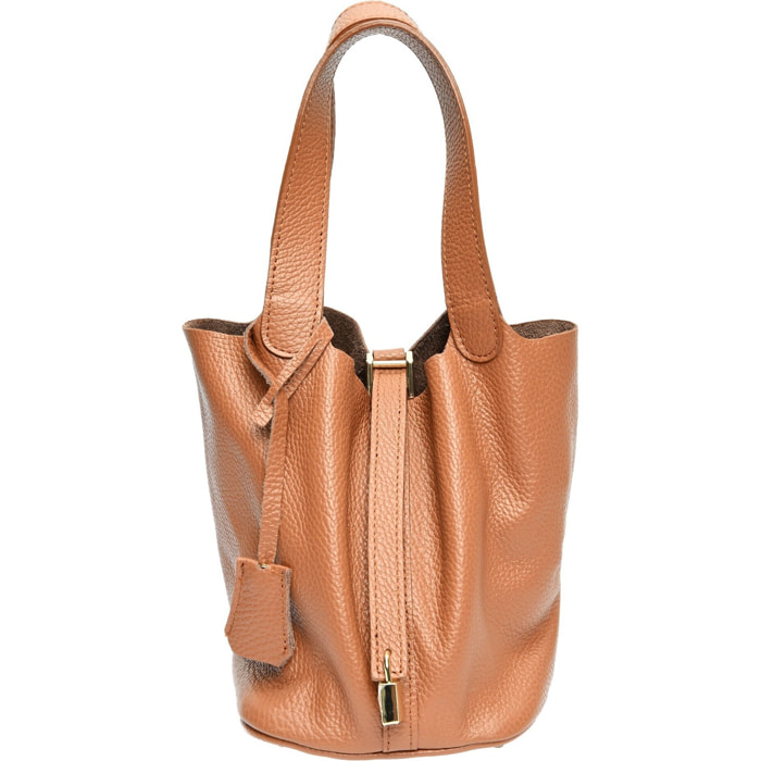 Borsa a mano Anna Luchini Cammello